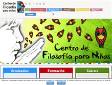 Tablet Screenshot of filosofiaparaninos.org